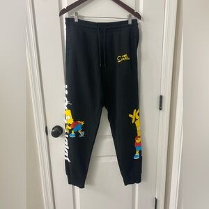 The Simpsons Black Joggers for Men